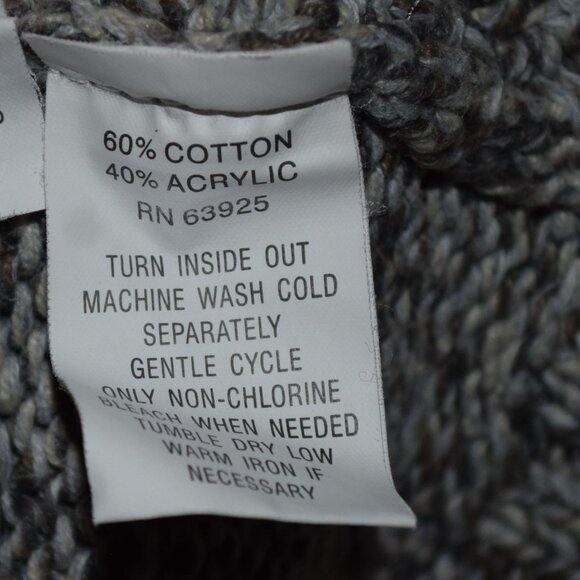 J.B. HOLT "The Jefferson" From the Buckle Men's Sz L Quarter Button Sweater - Picture 4 of 6